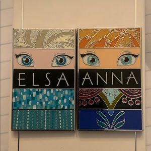 Anna and Elsa pins
